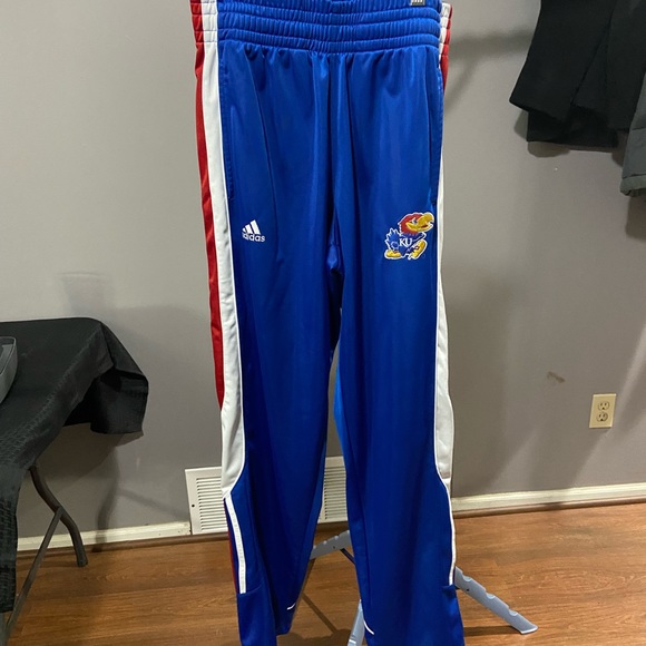 Kansas Jayhawks warm up pants - Picture 1 of 3